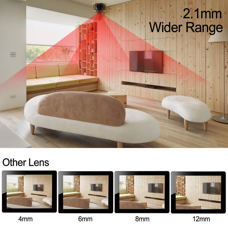 ELP 1.3megapixel Low Illumination Wide Angle USB Camera Module with 2.1mm Lens for Computer 0.01lux Day Night Vision Mini UVC USB2.0 Video Webcam Board 960P Embedded PC Camera for for Computer, Laptop - Image 2